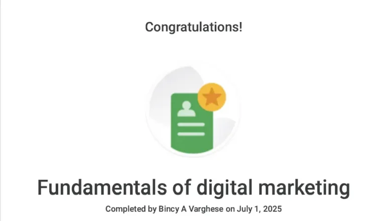 Fundamentals Of Digital Marketing